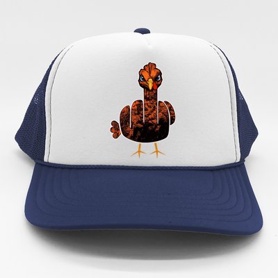 Grumpy Thanksgiving Turkey Trucker Hat