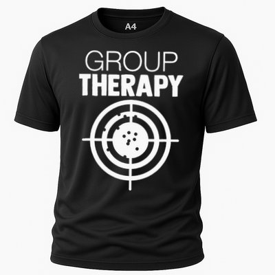 Group Therapy Target Practice Shooting Range Humor Gun Lover Performance Shirt