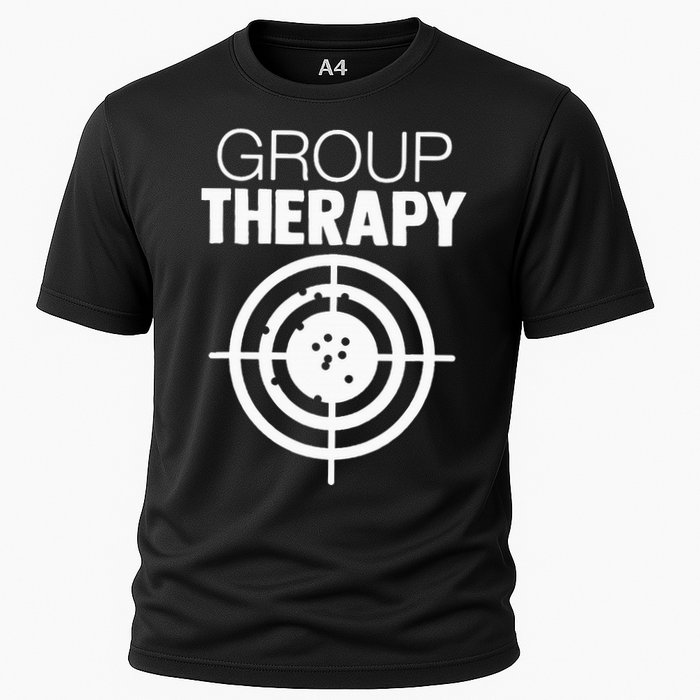 Group Therapy Target Practice Shooting Range Humor Gun Lover Performance Shirt