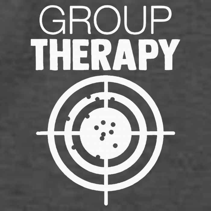 Group Therapy Target Practice Shooting Range Humor Gun Lover Vector Backpack