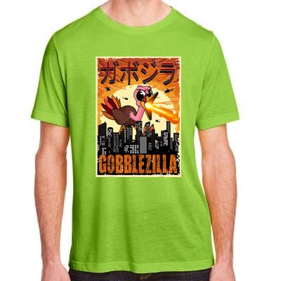 Gobblezilla Turkey Thanksgiving Adult ChromaSoft Performance T-Shirt