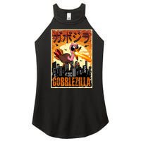 Gobblezilla Turkey Thanksgiving Women's Perfect Tri Rocker Tank