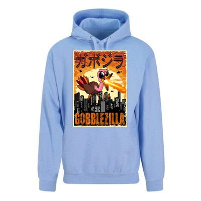 Gobblezilla Turkey Thanksgiving Unisex Surf Hoodie