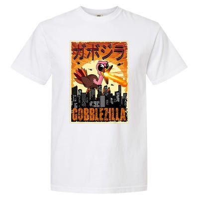 Gobblezilla Turkey Thanksgiving Garment-Dyed Heavyweight T-Shirt