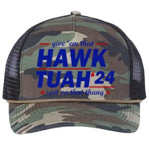 Give Them That Hawk Tush 24 Spit On That Thang Retro Rope Trucker Hat Cap