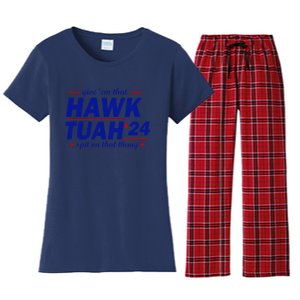 Give Them That Hawk Tush 24 Spit On That Thang Women's Flannel Pajama Set