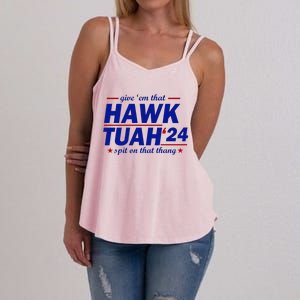 Give Them That Hawk Tush 24 Spit On That Thang Women's Strappy Tank