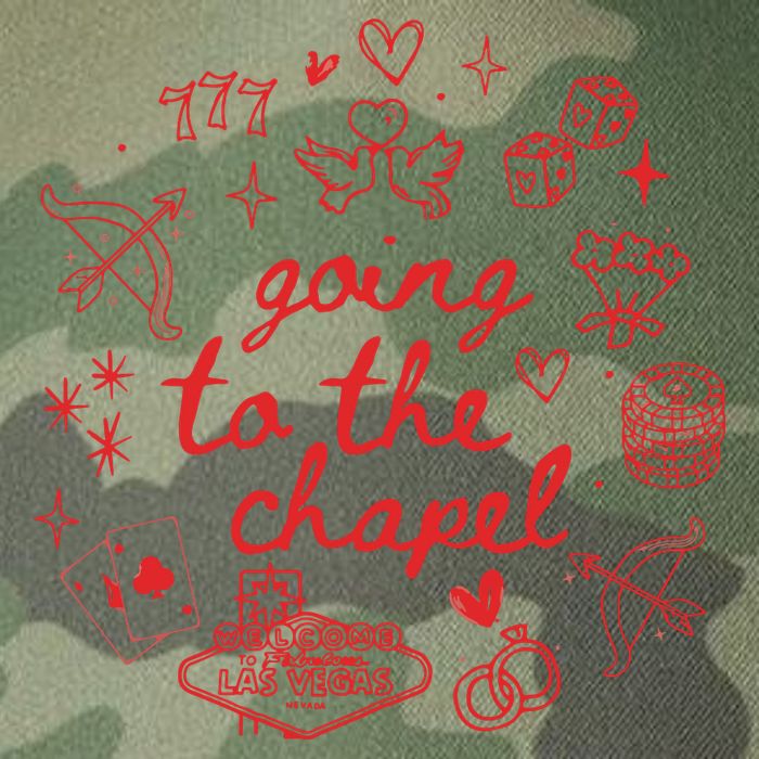 Going To The Chapel Las Vegas Theme Legacy Tie Dye Trucker Hat