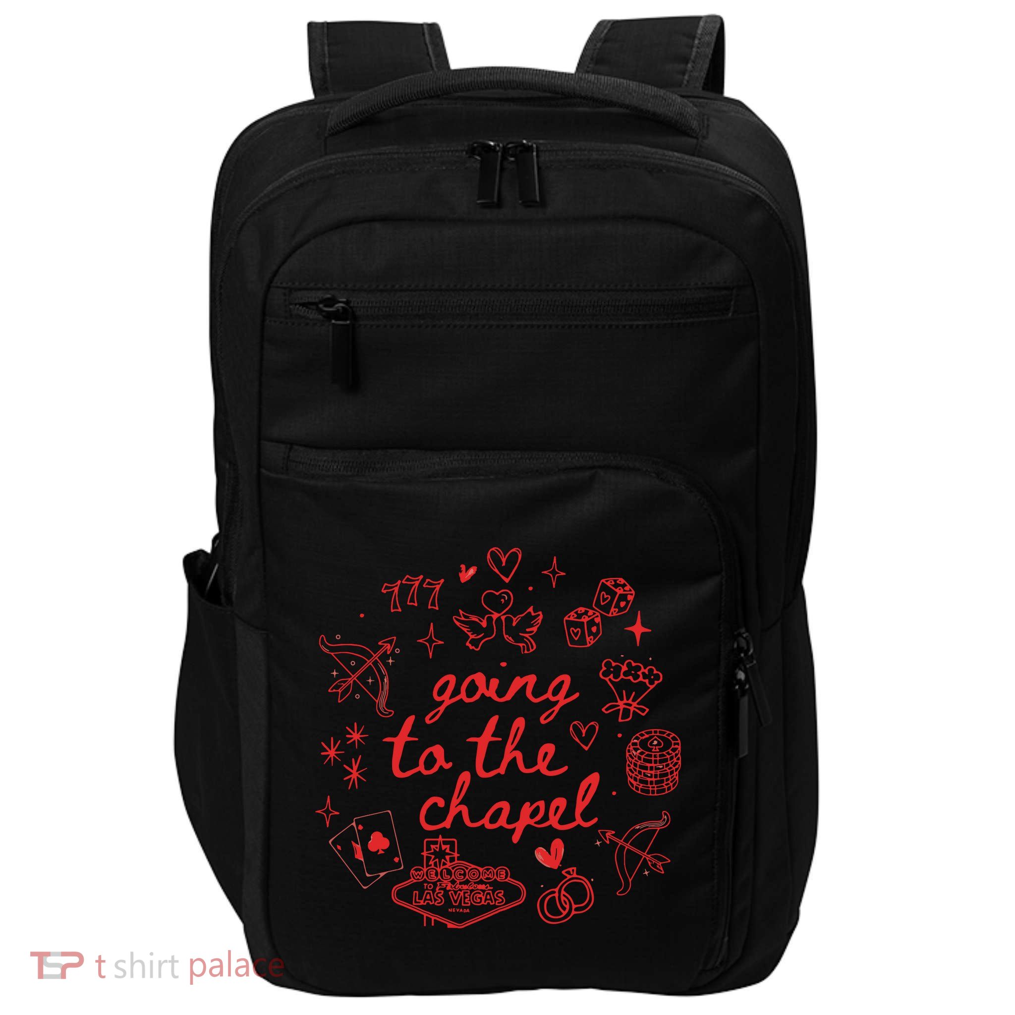 Going To The Chapel Las Vegas Theme Impact Tech Backpack