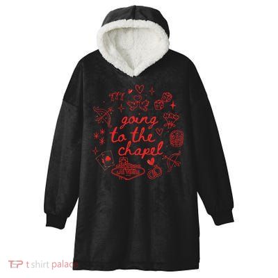 Going To The Chapel Las Vegas Theme Hooded Wearable Blanket