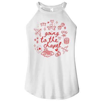 Going To The Chapel Las Vegas Theme Women's Perfect Tri Rocker Tank