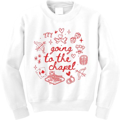 Going To The Chapel Las Vegas Theme Kids Sweatshirt
