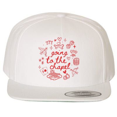 Going To The Chapel Las Vegas Theme Wool Snapback Cap