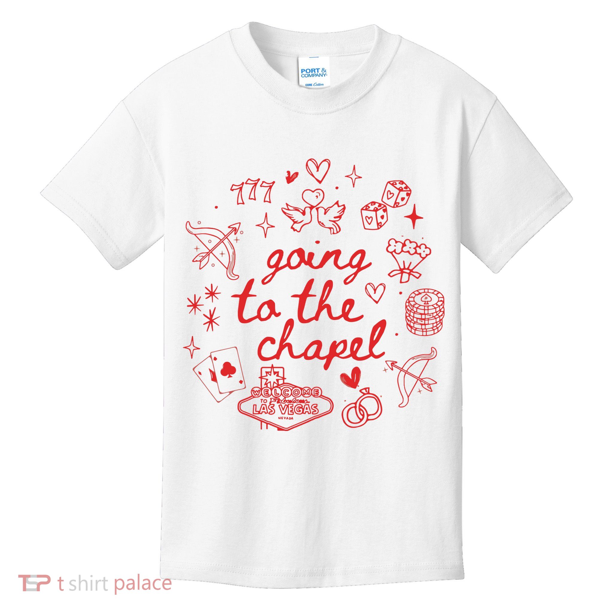 Going To The Chapel Las Vegas Theme Kids T-Shirt