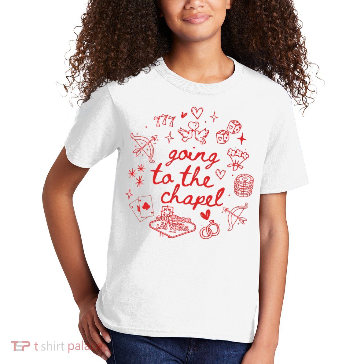 Going To The Chapel Las Vegas Theme Kids T-Shirt