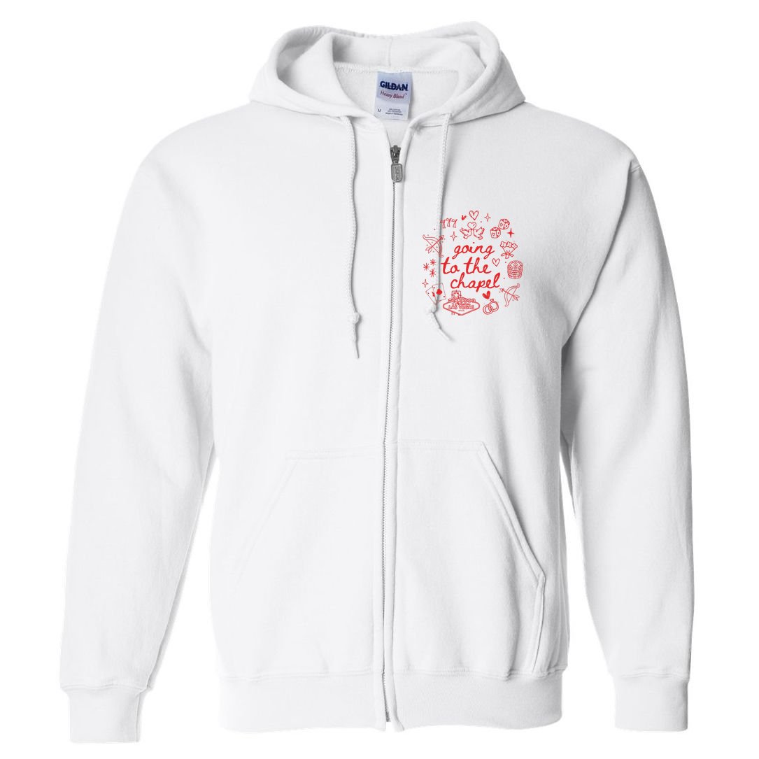Going To The Chapel Las Vegas Theme Full Zip Hoodie