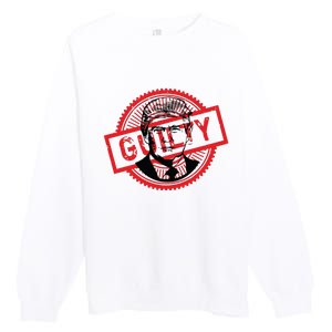 Guilty Trump Trump Found Guilty Premium Crewneck Sweatshirt