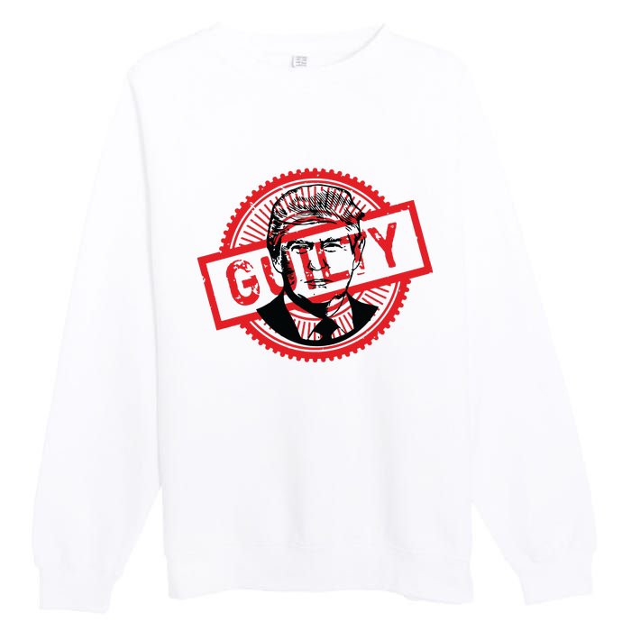 Guilty Trump Trump Found Guilty Premium Crewneck Sweatshirt