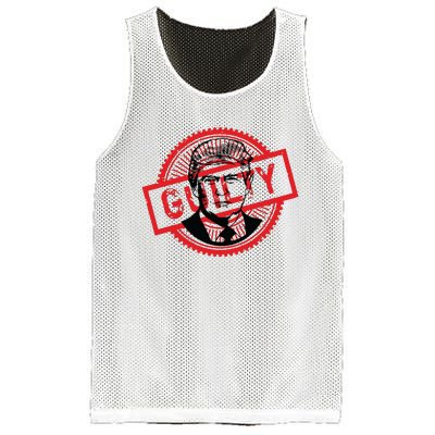 Guilty Trump Trump Found Guilty Mesh Reversible Basketball Jersey Tank