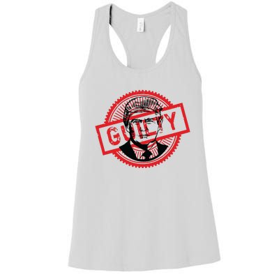 Guilty Trump Trump Found Guilty Women's Racerback Tank