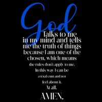 God Talks To Me Amen Funny Christian Wool Snapback Cap