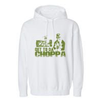 Get To The Choppa Garment-Dyed Fleece Hoodie