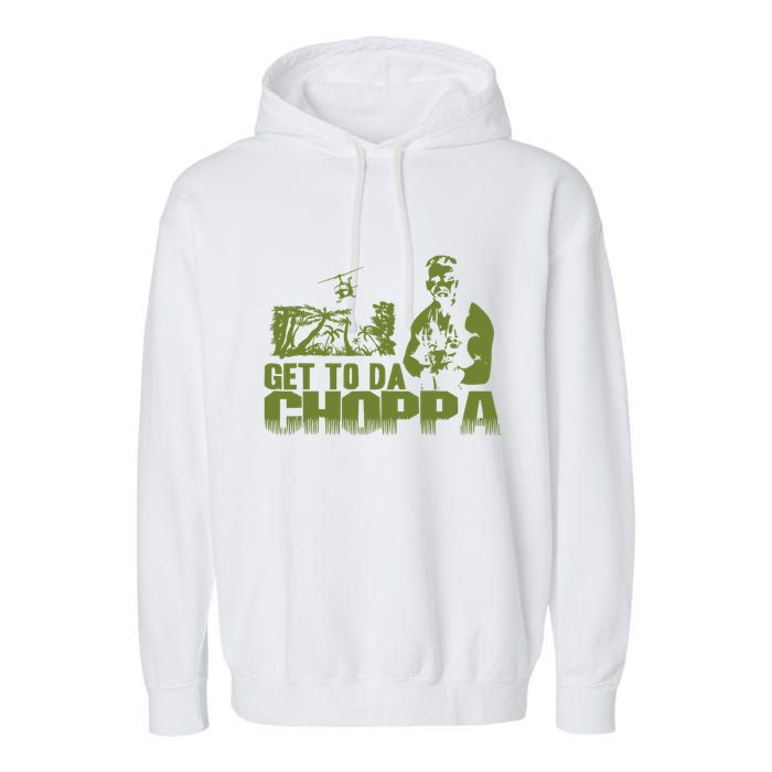 Get To The Choppa Garment-Dyed Fleece Hoodie