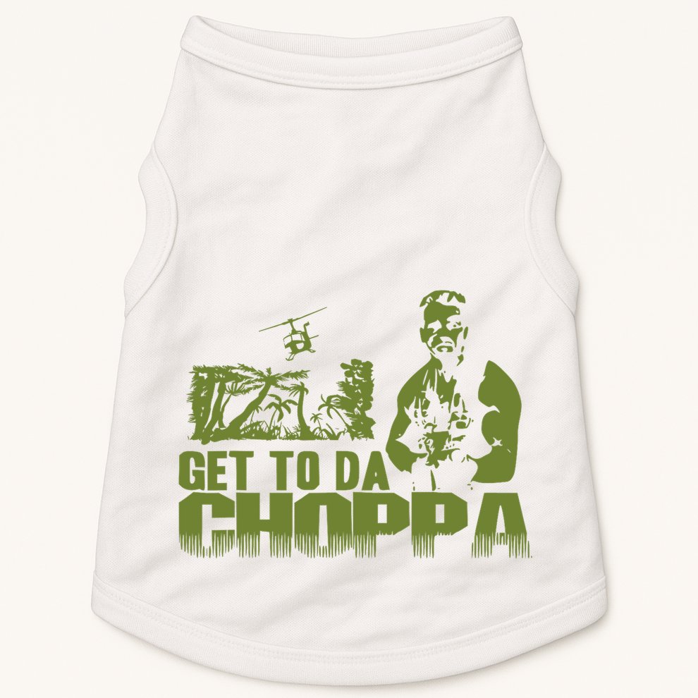 Get To The Choppa Doggie Tank