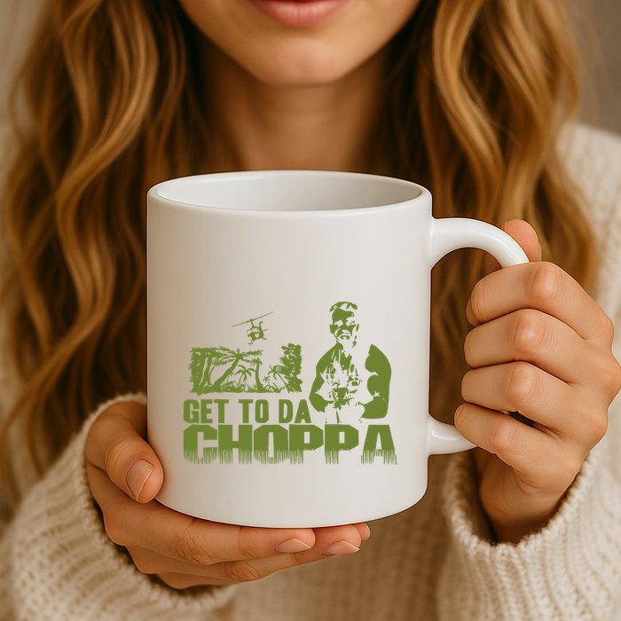 Get To The Choppa Mug