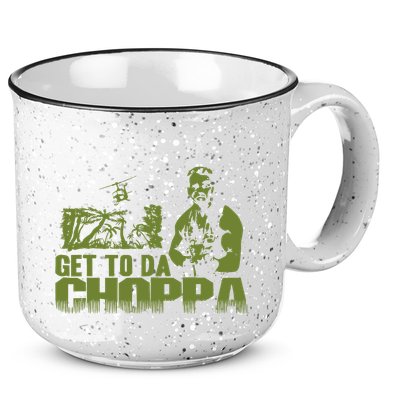 Get To The Choppa 15oz Campfire Ceramic Mug