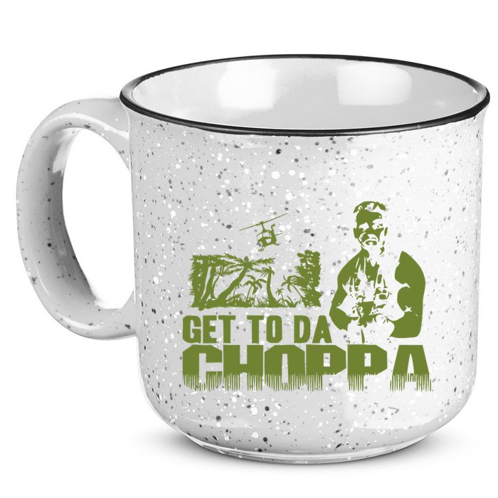 Get To The Choppa 15oz Campfire Ceramic Mug