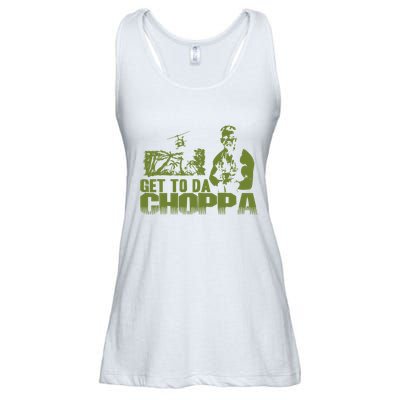 Get To The Choppa Ladies Essential Flowy Tank