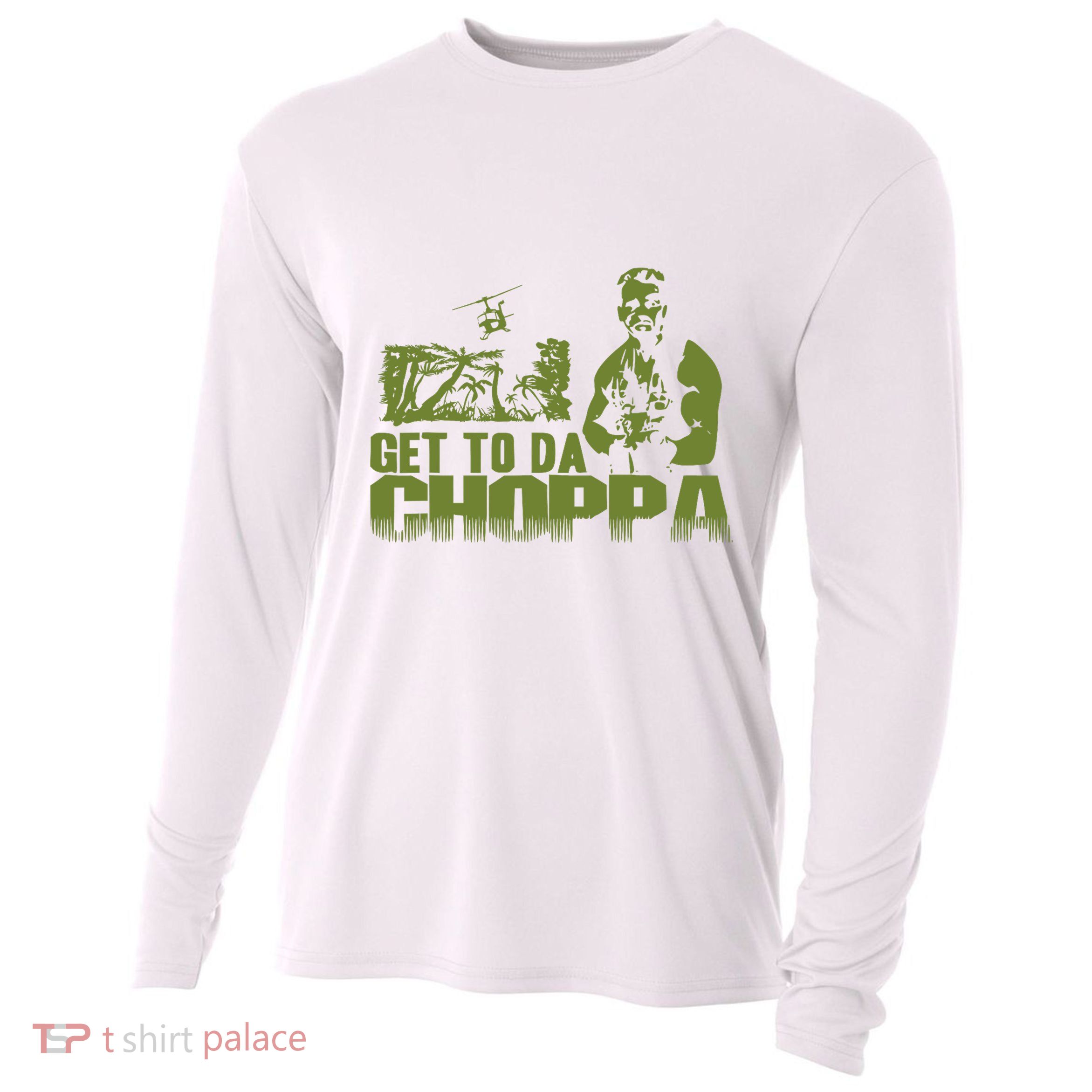 Get To The Choppa Cooling Performance Long Sleeve Crew