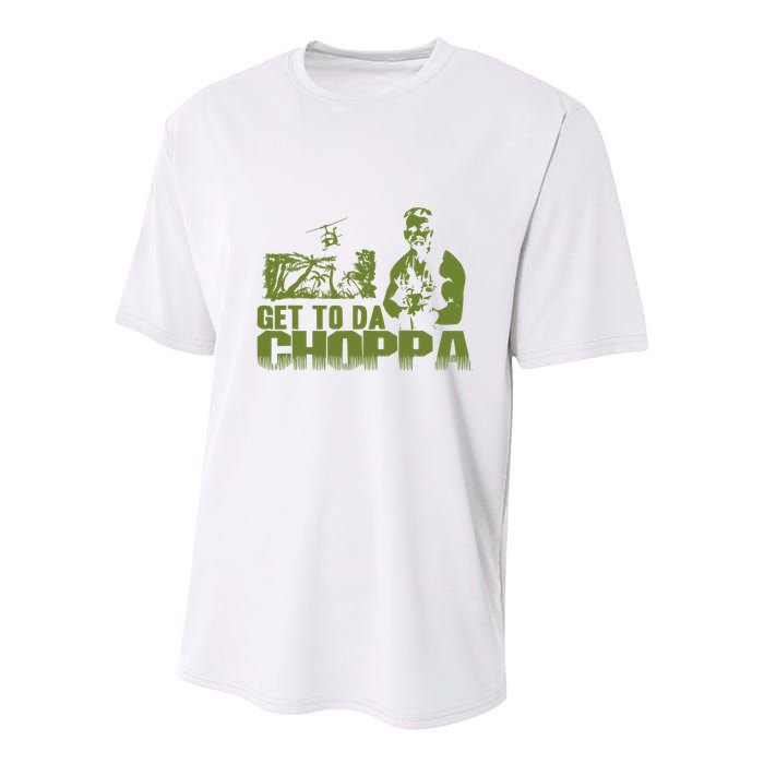 Get To The Choppa Youth Performance Sprint T-Shirt