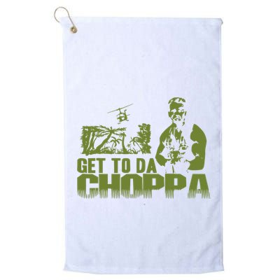 Get To The Choppa Golf Towel