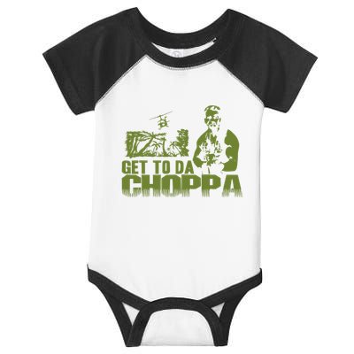 Get To The Choppa Infant Baby Jersey Bodysuit