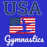 Girl Tumbling Team Gear Gymnast Gymnastics Usa American Flag Cute Gift Hoodie