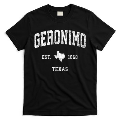 Geronimo Texas Tx Vintage Athletic T-Shirt