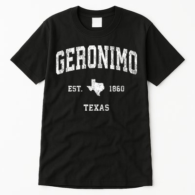 Geronimo Texas Tx Vintage Athletic Tall T-Shirt