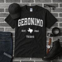 Geronimo Texas Tx Vintage Athletic Tall T-Shirt