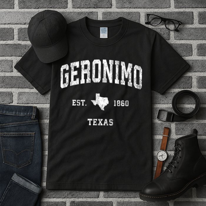 Geronimo Texas Tx Vintage Athletic Tall T-Shirt