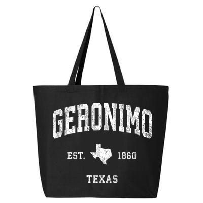Geronimo Texas Tx Vintage Athletic 25L Jumbo Tote