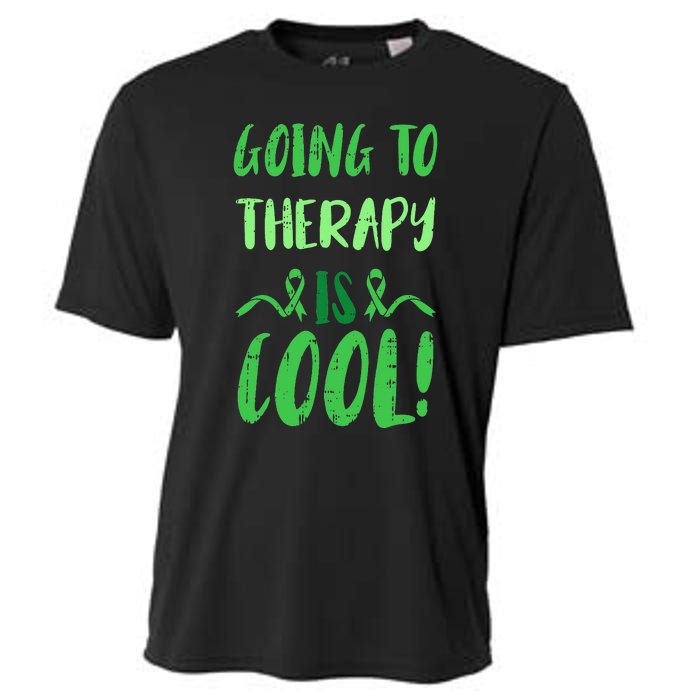 Going To Therapy Mental Health Awareness Warrior Cooling Performance Crew T-Shirt