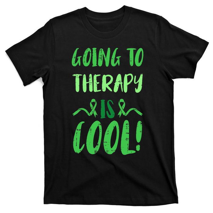 Going To Therapy Mental Health Awareness Warrior T-Shirt