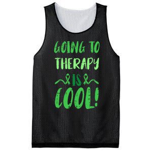 Going To Therapy Mental Health Awareness Warrior Mesh Reversible Basketball Jersey Tank