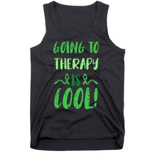 Going To Therapy Mental Health Awareness Warrior Tank Top