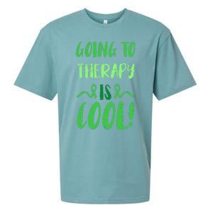 Going To Therapy Mental Health Awareness Warrior Sueded Cloud Jersey T-Shirt