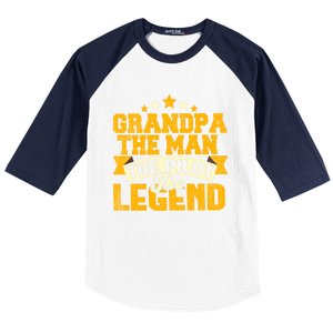 Grandpa The The Pilot The Legend Grandpa Meaningful Gift Gift Baseball Sleeve Shirt