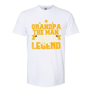 Grandpa The The Pilot The Legend Grandpa Meaningful Gift Gift Softstyle CVC T-Shirt