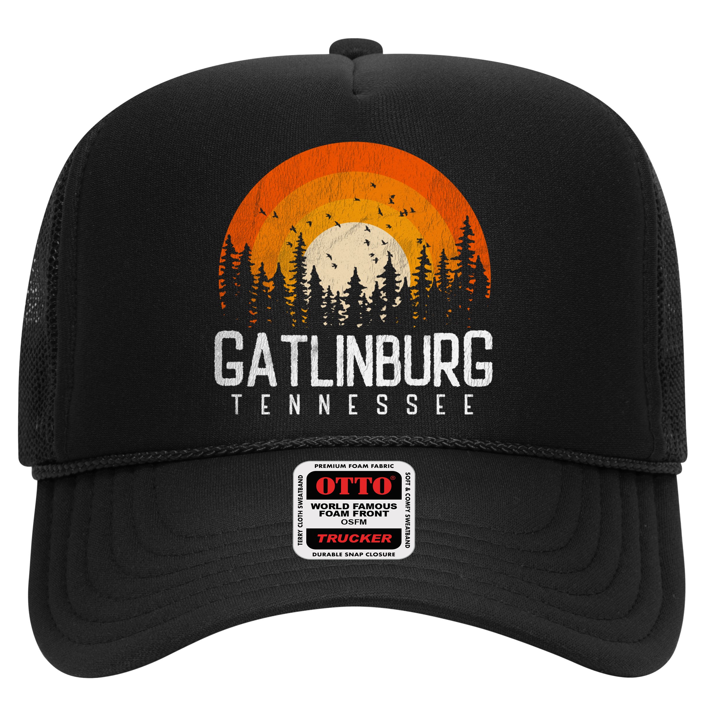 Gatlinburg Tennessee Tn Gift Retro Style Vintage 80s Gift Cool Gift Hat